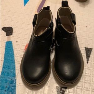 Toddler girl black boots